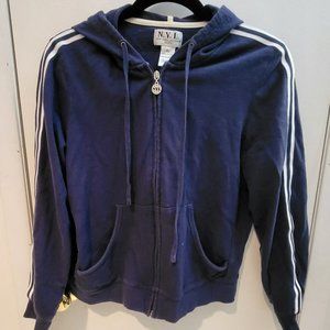New York Laundry Blue Hoodie and Pants Set Petite Large